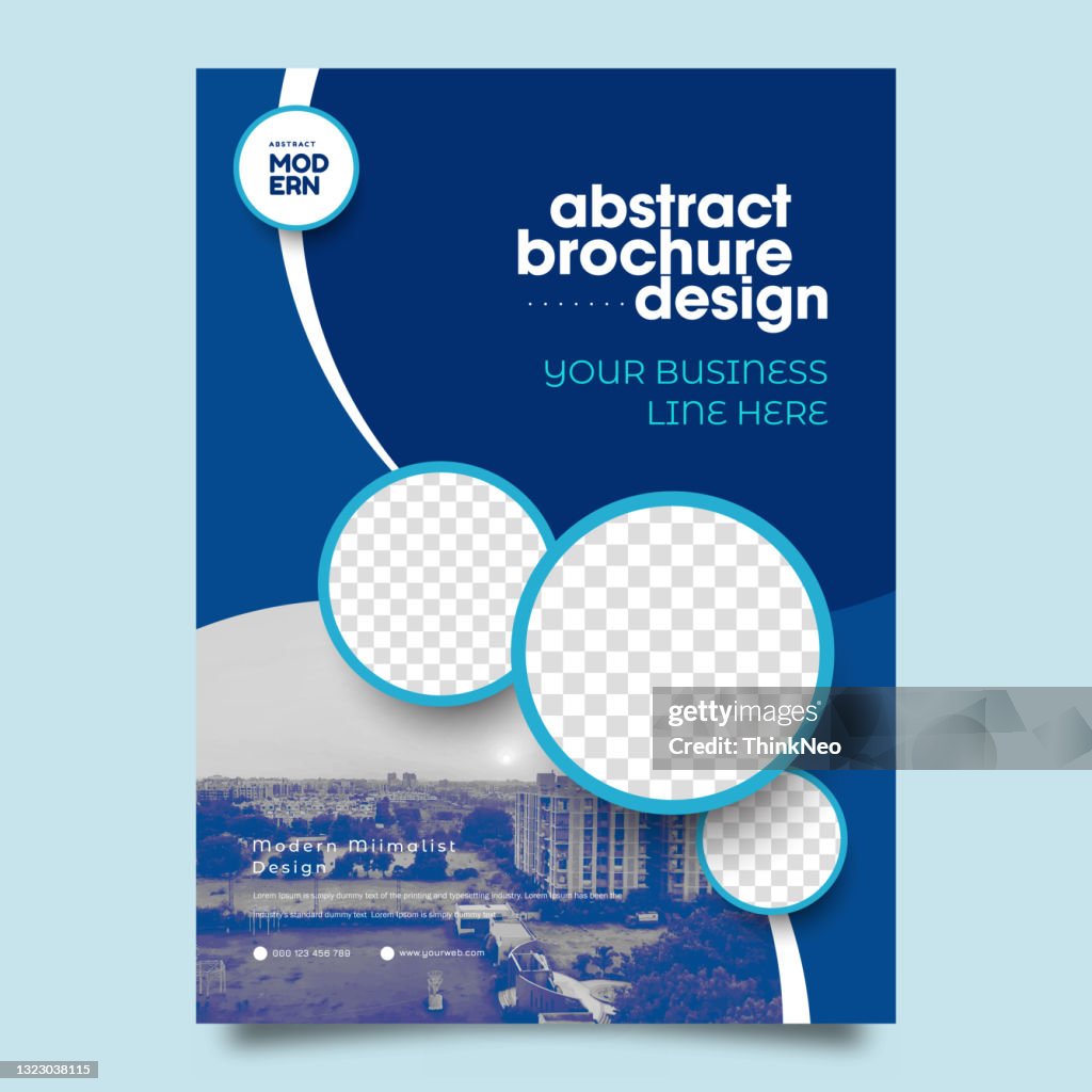 A4 Module Pamphlet Design Pamphlet Brochure Cover Layout A4 Size Template Or Flyer Design With ...
