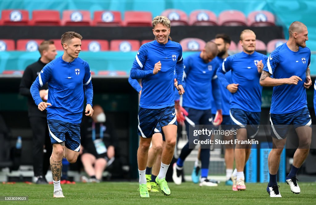 Finland Training Session and Press Conference - UEFA Euro 2020: Group B