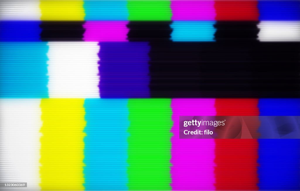Test Pattern Off-Air Broadcast