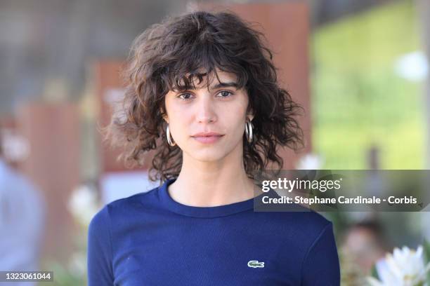 Model Mica Argañaraz attends the French Open 2021 at Roland Garros on June 11, 2021 in Paris, France.