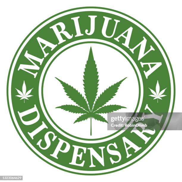 ilustraciones, imágenes clip art, dibujos animados e iconos de stock de icono de dispensario de marihuana - cannabis medicinal