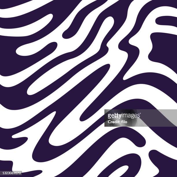 stockillustraties, clipart, cartoons en iconen met naadloos zebra vlotte strepen achtergrondpatroon - zebra print