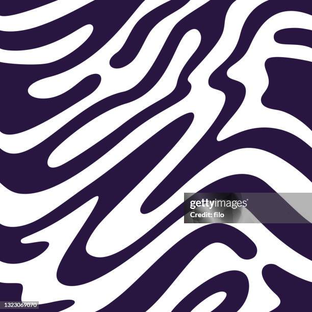 seamless zebra smooth stripes background pattern - hair close up stock illustrations