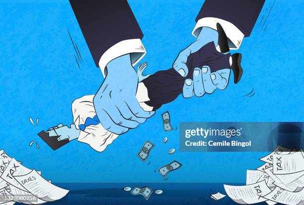 tax debt - bank cartoon stock illustrations