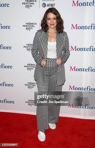 Actress, writer Tina Fey attends the Tribeca TV panel premiere during the 2021 Tribeca Festival at Spring Studios on June 11, 2021 in New York City.