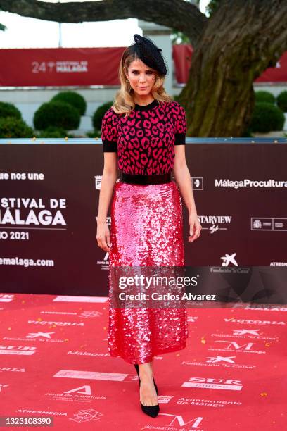 Juana Acosta attends 'Las Consecuencias' premiere during the 24th Malaga Film Festival at the Miramar Hotel on June 11, 2021 in Malaga, Spain.