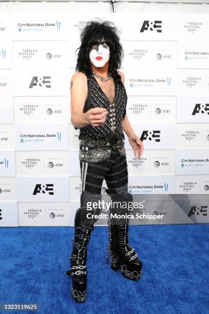 Paul Stanley of KISS attends the 2021 Tribeca Festival screening of "Biography: KISStory" at The Battery on June 11, 2021 in New York City.