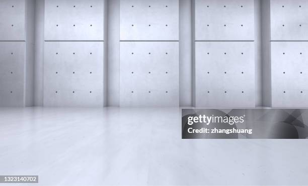 concrete wall background - white warehouse stock pictures, royalty-free photos & images