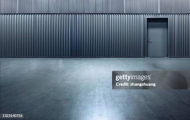 futuristic empty room,3d rendering - plant studio shot stock pictures, royalty-free photos & images