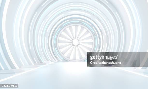 futuristic architecture background, 3d rendering - aerodynamic stock pictures, royalty-free photos & images