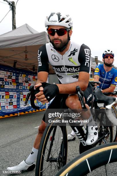 Matteo Pelucchi of taly and Team Qhubeka Assos at start during the 90th Baloise Belgium Tour 2021, Stage 4 a 152,7km stage from Hamoir to Hamoir /...