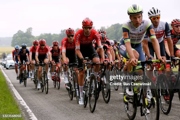 Amaury Capiot of Belgium and Team Arkéa - Samsic, Koen De Kort of Netherlands and Team Trek - Segafredo & The Peloton during the 90th Baloise Belgium...