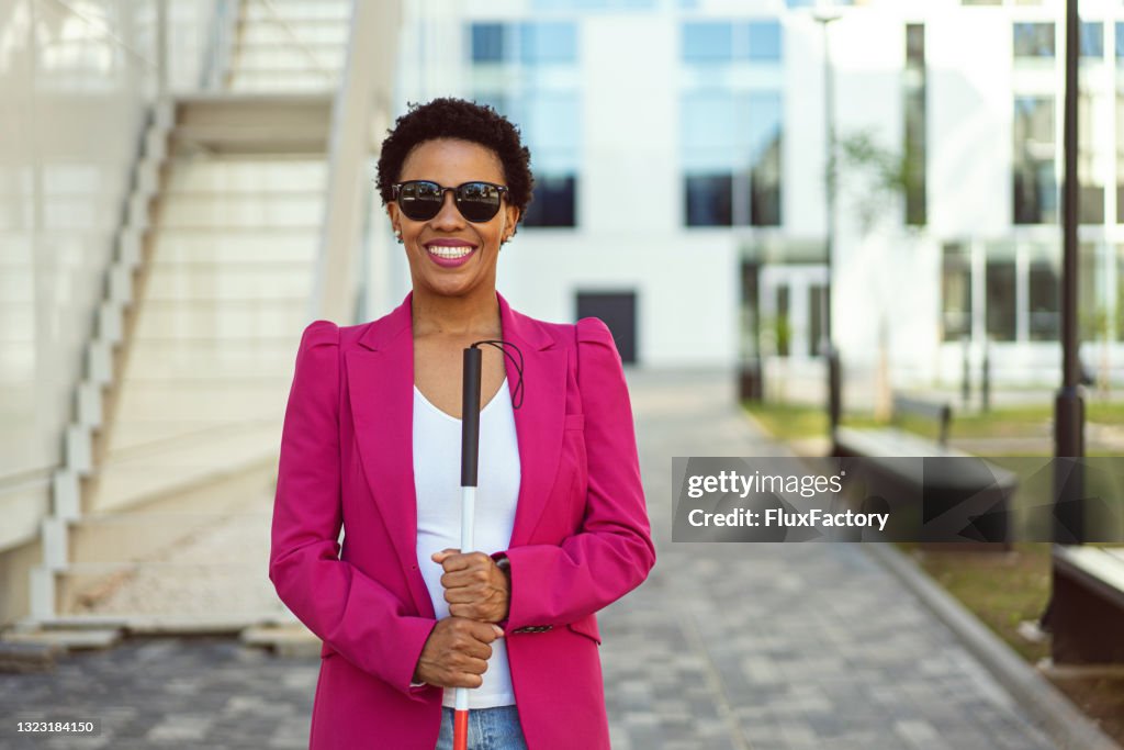Her disability doesn't stop her from being a successful businesswoman