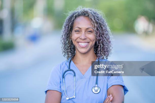 First Line Workder Happy Frontline Worker High-Res Stock Photo - Getty Images