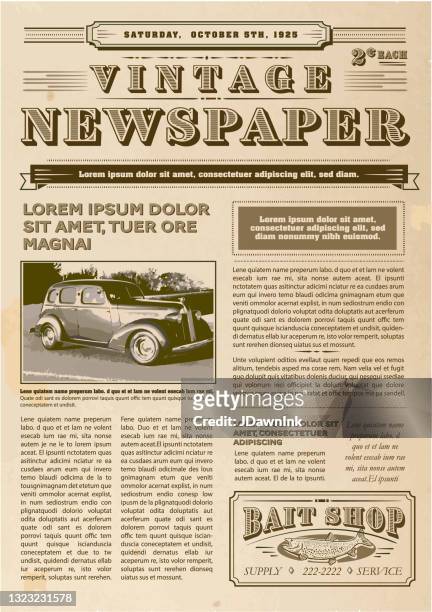 572 Old Newspaper Front Page Stock Photos, High-Res Pictures, and Images -  Getty Images