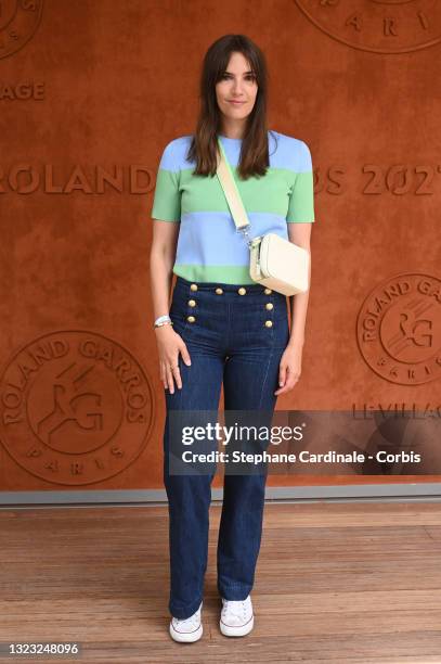 Charlotte Gabris attends the French Open 2021 at Roland Garros on June 12, 2021 in Paris, France.