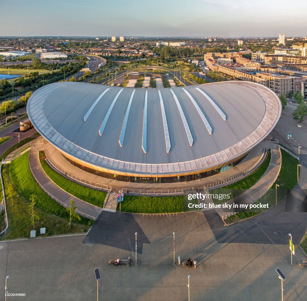 The Lee valley Velodrome, East London.