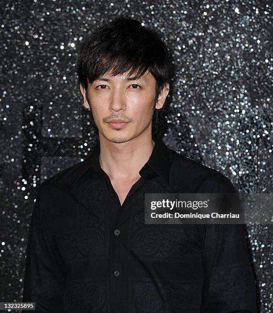 Hiroshi Tamaki attends the Chanel Haute Couture Fall/Winter 2011/2012 show as part of Paris Fashion Week at Grand Palais on July 5, 2011 in Paris,...