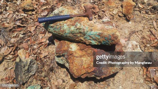 copper ore - mining exploration stock pictures, royalty-free photos & images