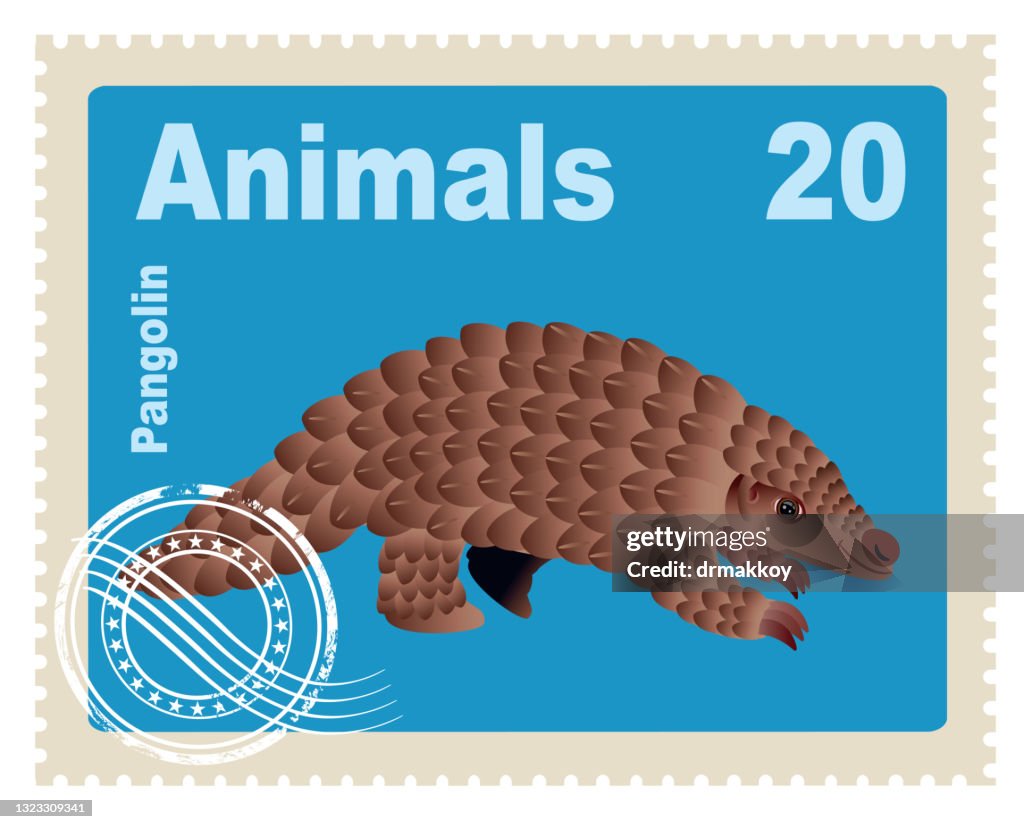 Pangolin Sign Pangolin Stamp High-Res Vector Graphic - Getty Images