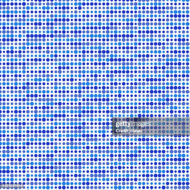 Blue Dots Array Different Size Dots Photos and Premium High Res Pictures - Getty Images