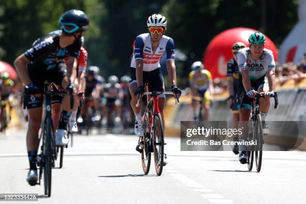 Koen De Kort of Netherlands and Team Trek - Segafredo at arrival during the 90th Baloise Belgium Tour 2021 - Stage 5 a 178,7km stage from Turnhout to...