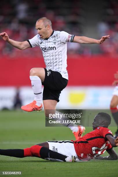 Of Vissel Kobe in action during the J.League YBC Levain Cup Playoff Stage second leg match between Urawa Red Diamonds and Vissel Kobe at the Urawa...