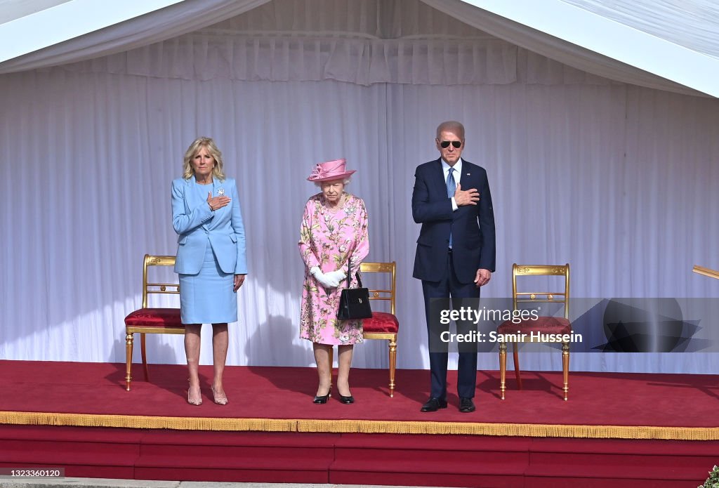 The Queen Invites The President Of The United States And The First Lady To Tea