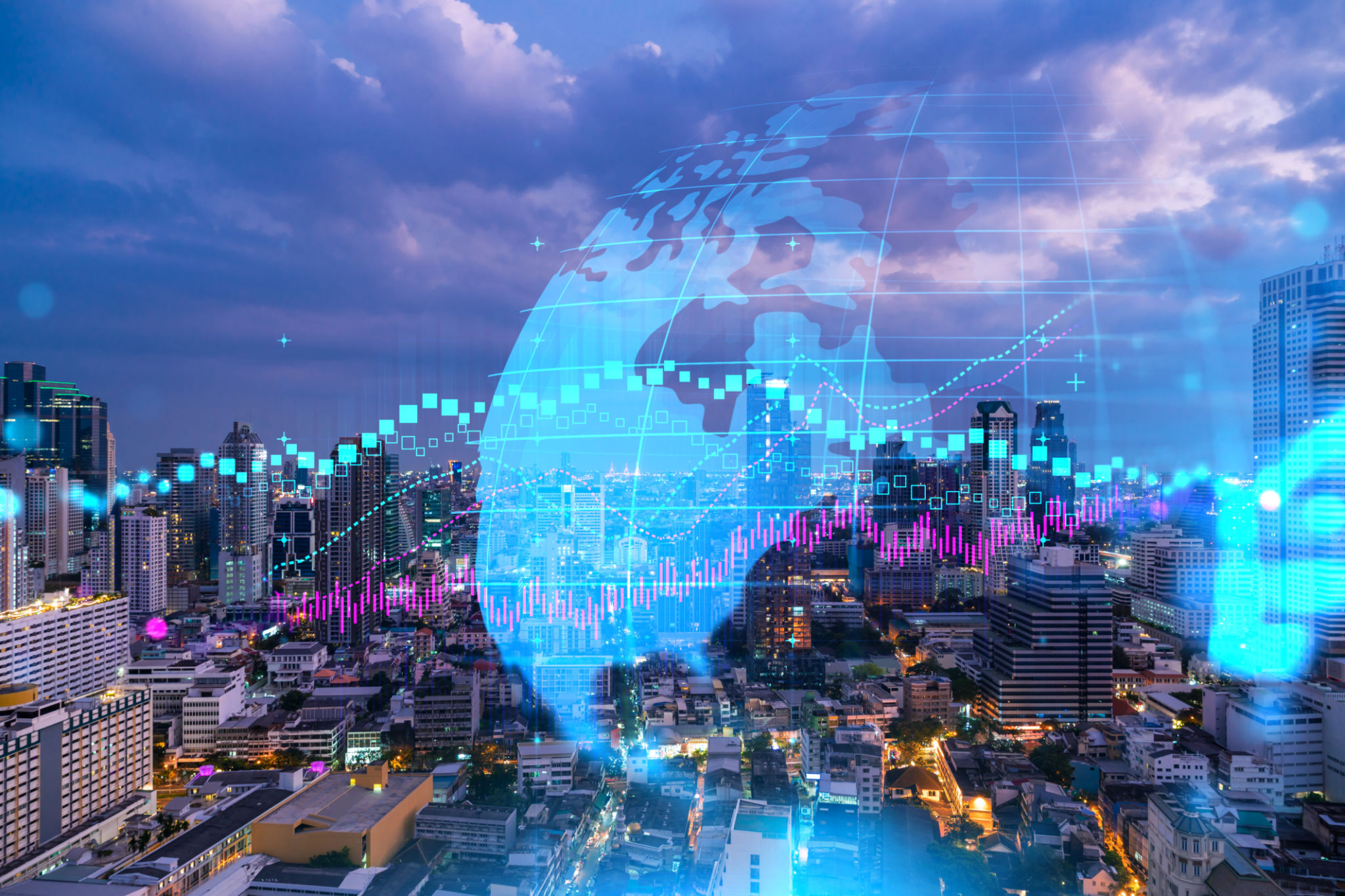 emerging market cityscape