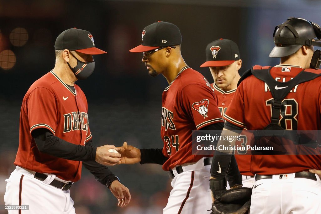 Los Angeles Angels v Arizona Diamondbacks