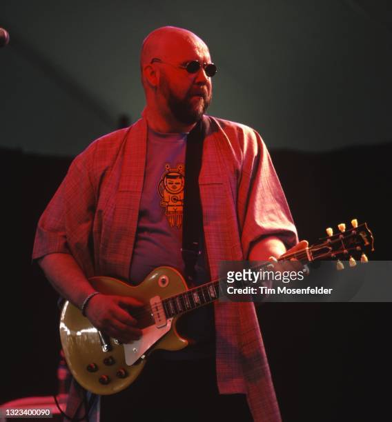 John Martyn performs during the Guinness Fleadh at San Jose State University on June 28, 1998 in San Jose, California.