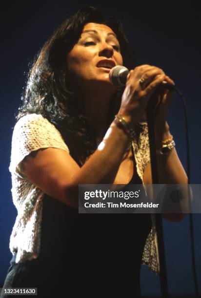 Mary Black performs during the Guinness Fleadh at San Jose State University on June 28, 1998 in San Jose, California.