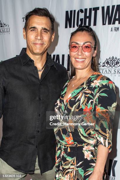 Adrian Paul arrives at LA Special Screening Of "Night Walk" at The Landmark on June 13, 2021 in Los Angeles, California.