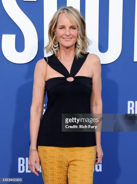 Helen Hunt attends the premiere Of STARZ "Blindspotting"at Hollywood Forever on June 13, 2021 in Hollywood, California.