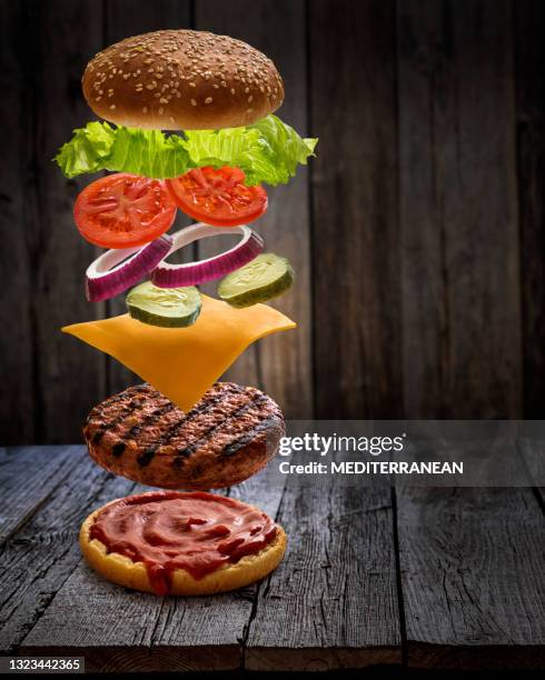 Exploding Buns 88 Exploded Burger Stock Photos, High-Res Pictures, and Images - Getty ...