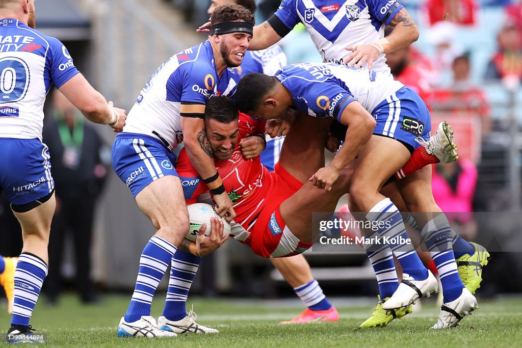 NRL Rd 14 - Bulldogs v Dragons