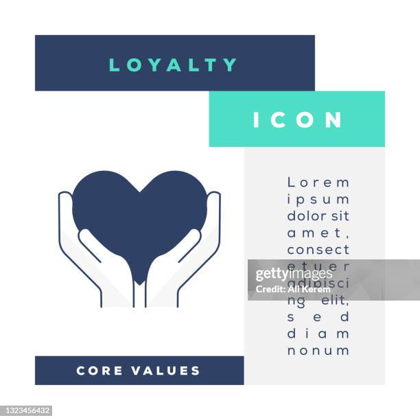 loyalty icon - client satisfaction guarantee stock illustrations