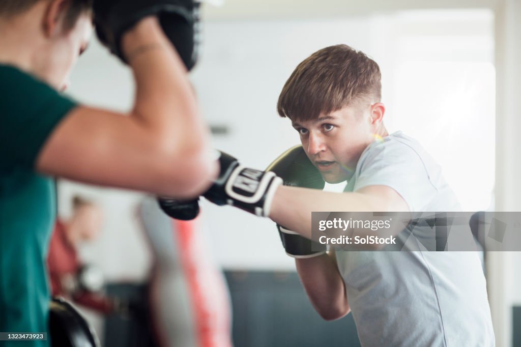 Boxing Training With My Personal Trainer