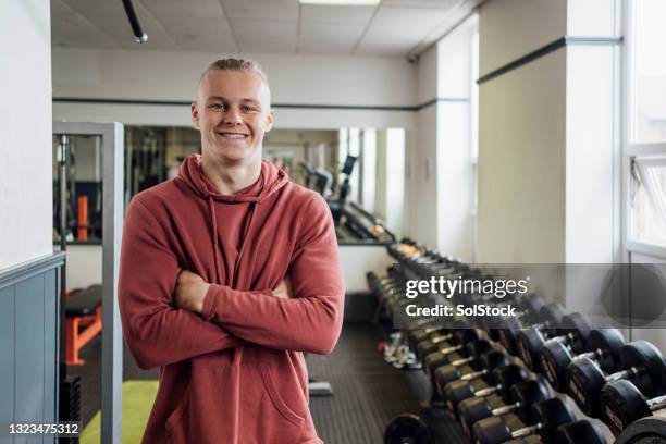 ready to hit the gym - fitness instructor stock pictures, royalty-free photos & images