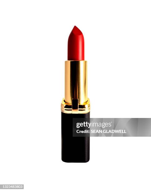 red lipstick - 赤の口紅 ストックフォトと画像