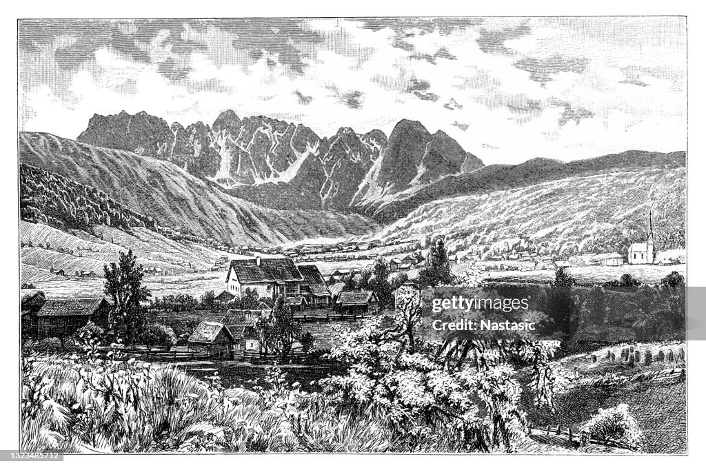 Gosau valley with Donnerkogel