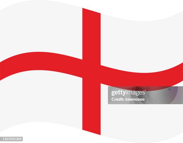 england schwenkt flagge - english-flag stock-grafiken, -clipart, -cartoons und -symbole