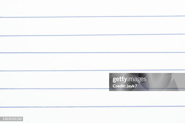 white lined paper - foglio a righe foto e immagini stock