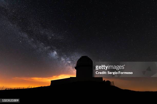 our neighbourhood, astrophysical observatory javalambre oaj, spain - teruel stock-fotos und bilder