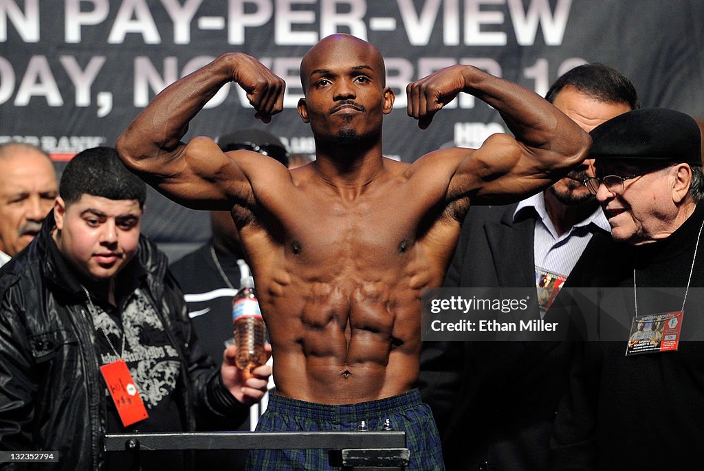 Manny Pacquiao v Juan Manuel Marquez - Weigh-In