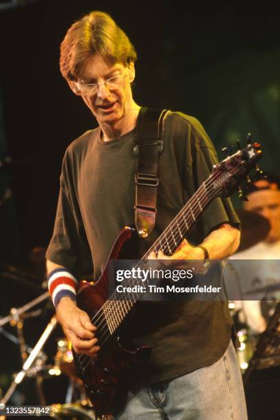 Phil Lesh of The Other Ones performs during the Further Festival at Shoreline Amphitheatre on July 25, 1998 in Mountain View, California.