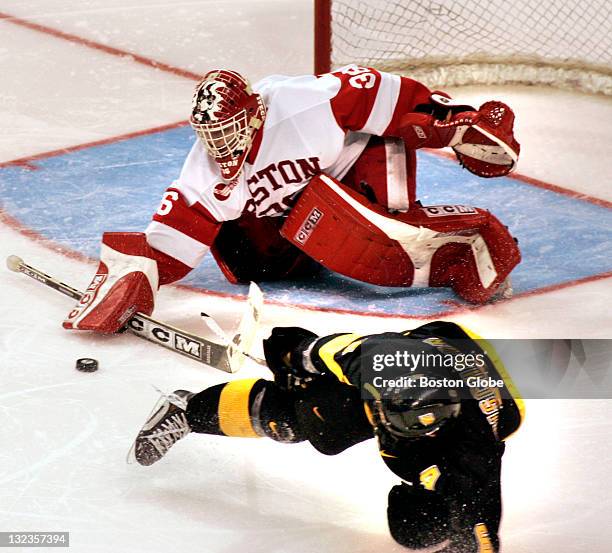 Boston University men's ice hockey plays the Colorado College Tigers Saturday evening, Nov. 26, 2005 at the Jack Parker Rink at Agganis Arena. Boston...