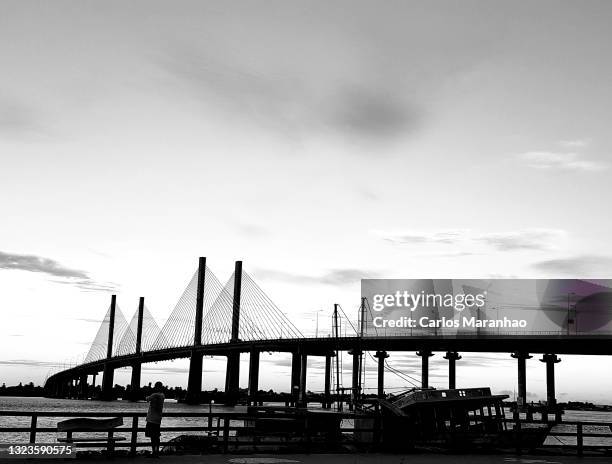 ponte estaiada - brasil sergipe aracaju - fotografias e filmes do acervo