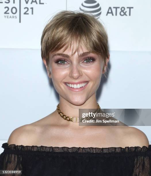 Actress AnnaSophia Robb attends the "Dr. Death" premiere during the 2021 Tribeca Festival at Pier 76 on June 14, 2021 in New York City.