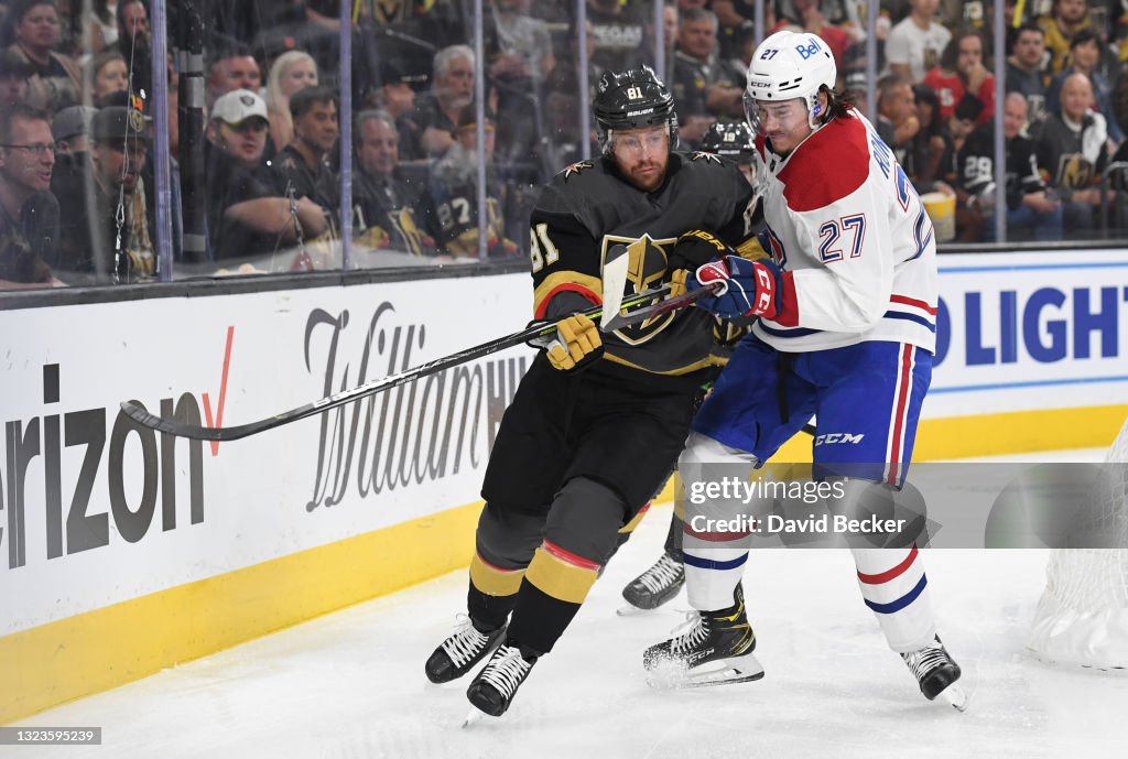 Montreal Canadiens v Vegas Golden Knights - Game One